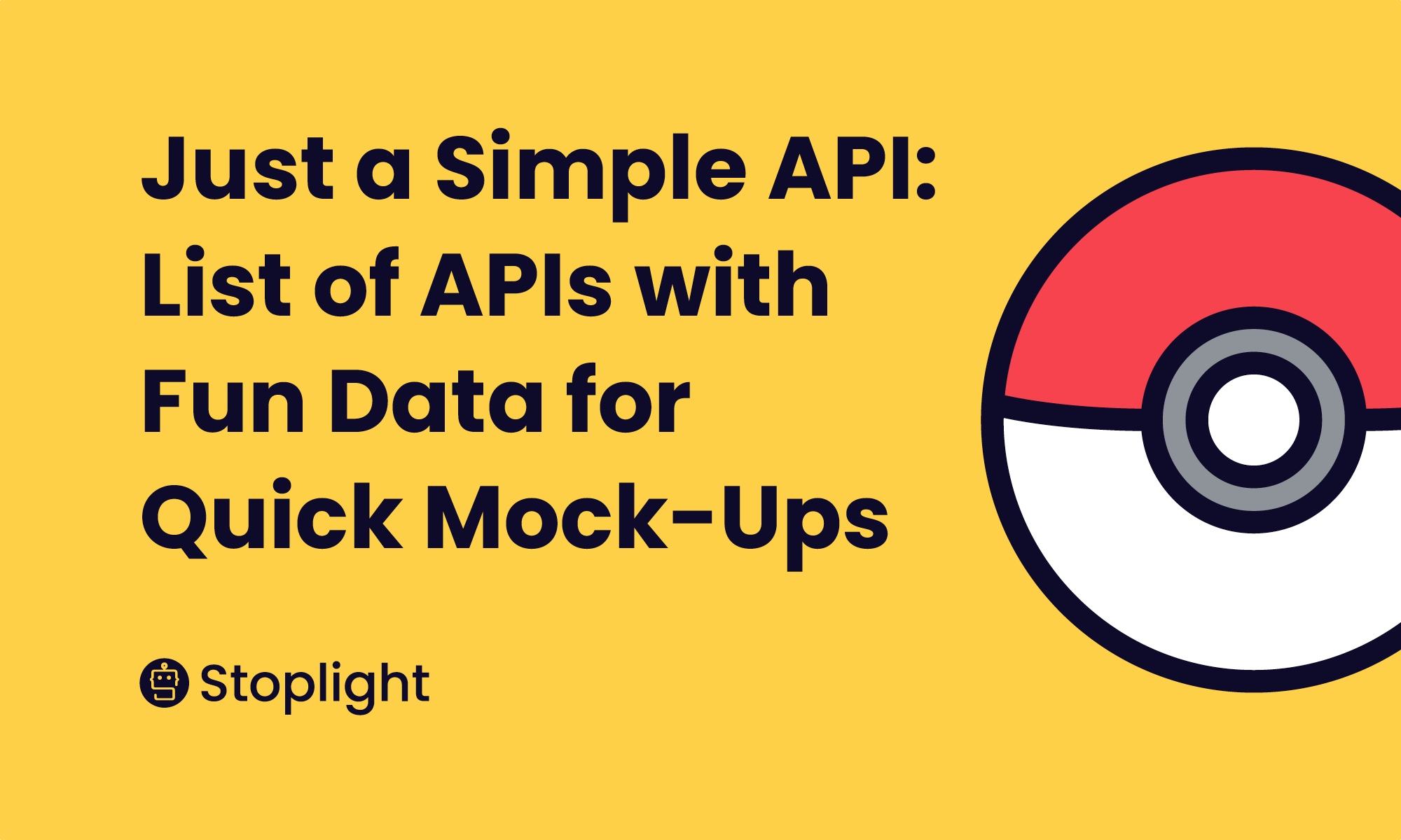 Just a Simple API: List of APIs with Fun Data for Quick Mock-ups